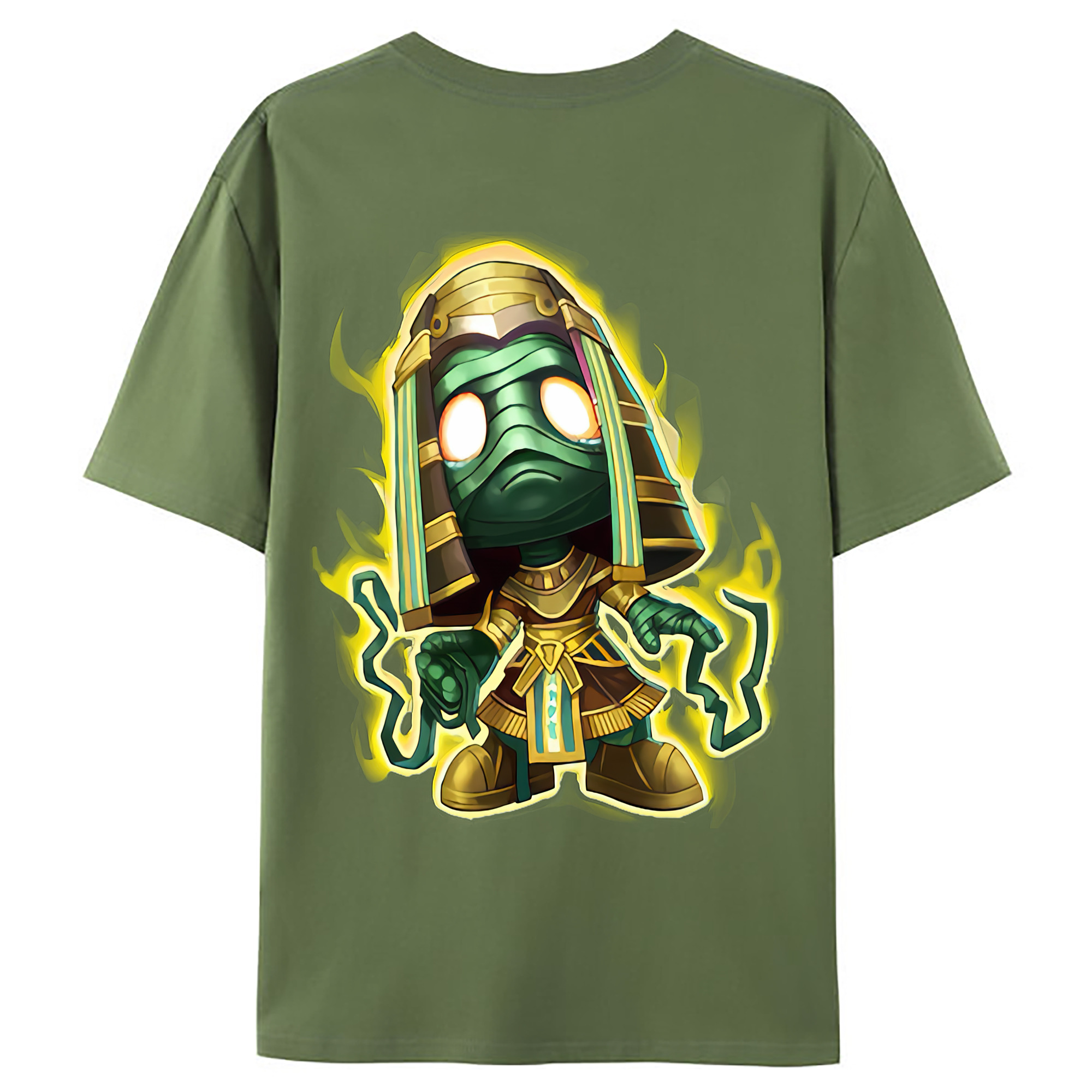 （画像用） リーグ・オブ・レジェンド League of Legends LOL 綿100％ メンズ半袖Tシャツ（バックプリント） 通気性
